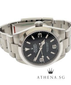 Alternative view of UNWORN!! ROLEX OYSTER PERPETUAL EXPLORER 40 "AN" SERIES "BLACK 369 DIAL" WITH BOX & CERT DATED (07/2024) (STILL UNDER AGENT WARRANTY) 224270