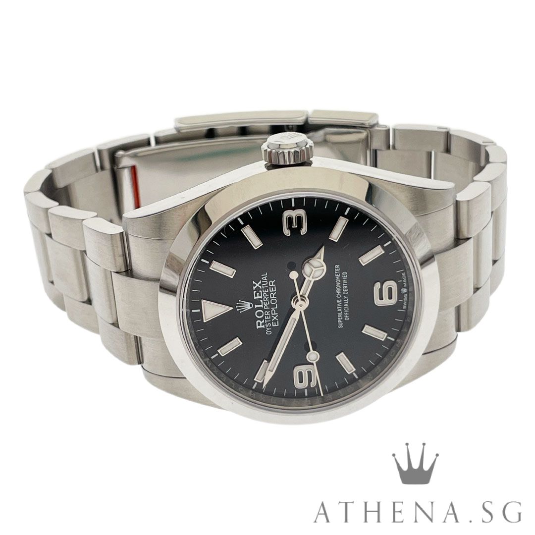 UNWORN!! ROLEX OYSTER PERPETUAL EXPLORER 40 "AN" SERIES "BLACK 369 DIAL" WITH BOX & CERT DATED (07/2024) (STILL UNDER AGENT WARRANTY) 224270 - Image 2