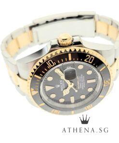 Alternative view of ROLEX YELLOW ROLESOR OYSTER PERPETUAL DATE SEA DWELLER 43 "AN" SERIES "BLACK DIAL" WITH BOX & CERT DATED 11/2022 (STILL UNDER AGENT WARRANTY) 126603