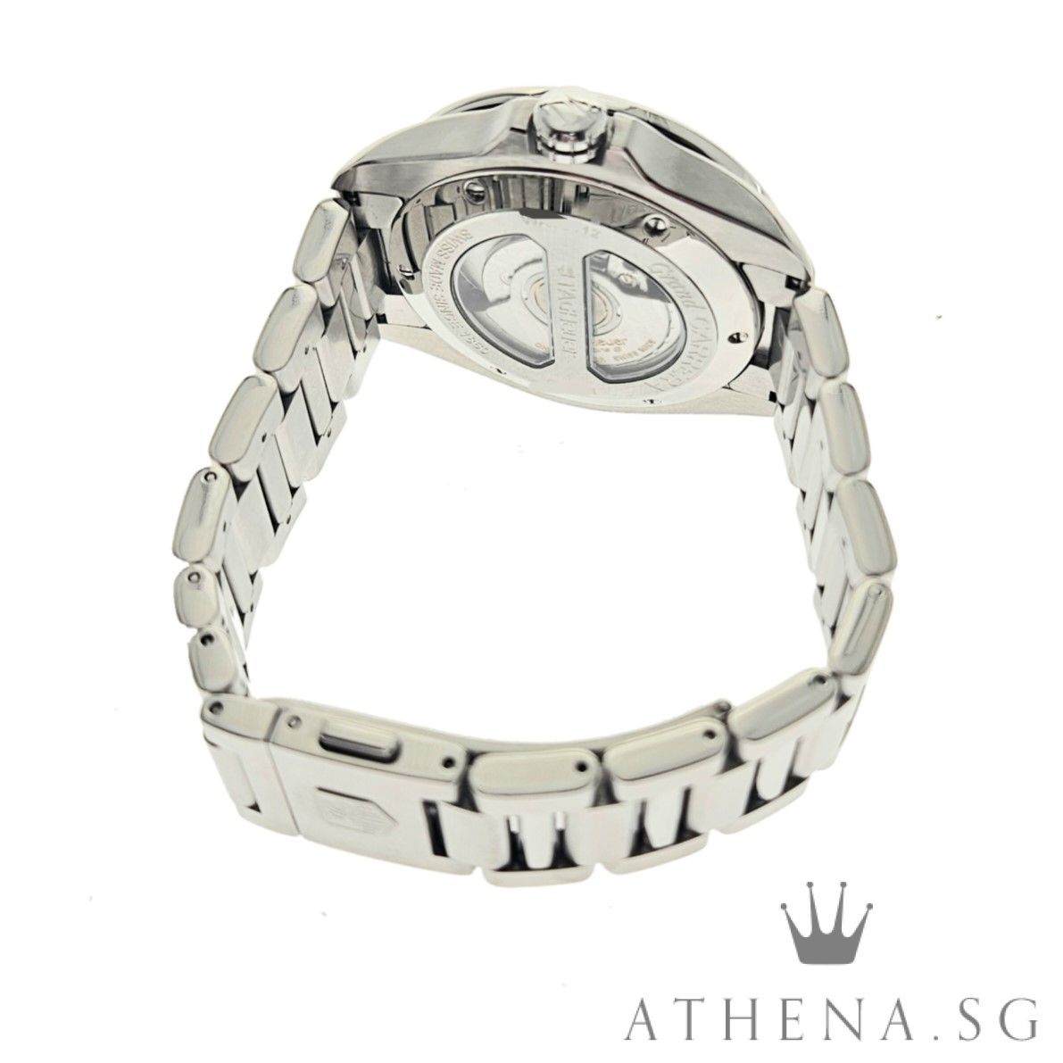 TAG HEUER GRAND CARRERA CALIBRE 8 GMT AUTOMATIC 42.5MM "SILVER DIAL" (WATCH ONLY) WAV5112 - Image 3