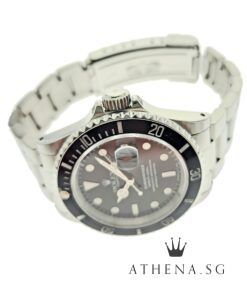 Alternative view of ROLEX OYSTER PERPETUAL SUBMARINER DATE "T" SERIES "BLACK TRITIUM DIAL" WITH BOX & CERT DATED 1997 16610