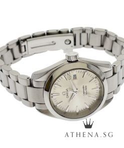 Alternative view of OMEGA LADIES SEAMASTER AQUA TERRA 29MM "SILVER DIAL" QUARTZ WATCH WITH CERT DATED (06/2007) REF 25773000