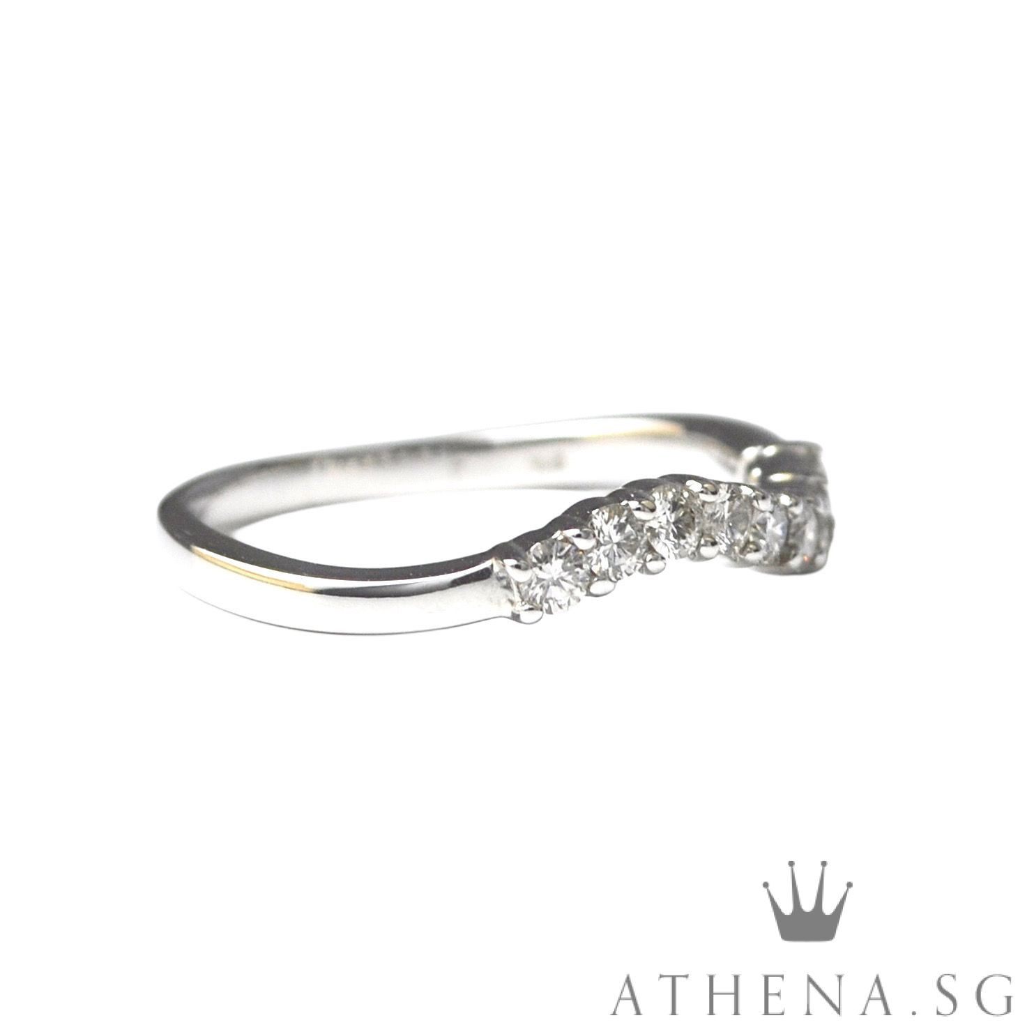 18K WG FANCY DESIGN DIAMOND RING D8-0.24CTS 2.08G (FROM LEE HWA JEWELLERY) (SIZE 12) - Image 4