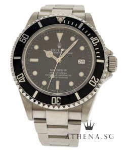 ROLEX OYSTER PERPETUAL DATE SEA-DWELLER "Z" SERIES "BLACK DIAL" WITH BOX & CERT DATED (02/2007) 16600