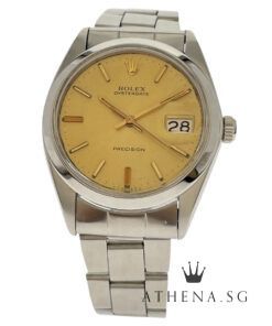 COLLECTIBLE!! ROLEX VINTAGE OYSTERDATE PRECISION "2 MILLION" SERIES "CHAMPAGNE INDEX DIAL" (WATCH ONLY) 6694