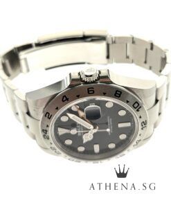 Alternative view of LIKE NEW!! UNPOLISHED!! ROLEX OYSTER PERPETUAL DATE EXPLORER II "AN" SERIES 42MM "BLACK DIAL" WITH CERT DATED (06/2024) (STILL UNDER ROLEX WARRANTY) 226570