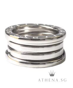 18K WG BVLGARI B.ZERO 3 TIER RING 9.63G (SIZE 50)