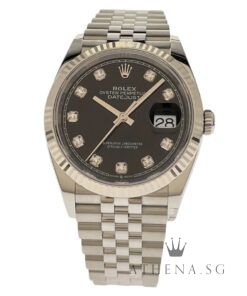 UNWORN!! ROLEX MENS SIZE OYSTER PERPETUAL DATEJUST 36 "AN" SERIES "BLACK DIAMOND DIAL" WITH BOX & CERT DATED (10/2025) (STILL UNDER AGENT WARRANTY) 126234