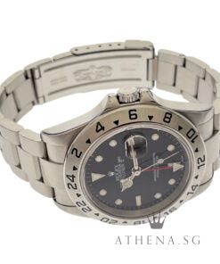 Alternative view of ROLEX OYSTER PERPETUAL EXPLORER II DATE "D" SERIES "BLACK DIAL" (WATCH ONLY) 16570