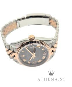 Alternative view of UNWORN!! ROLEX EVEROSE ROLESOR MENS OYSTER PERPETUAL DATEJUST 36 "SLATE VI DIAMOND DIAL" WITH BOX & CERT DATED (04/2025) (STILL UNDER AGENT WARRANTY) 126231