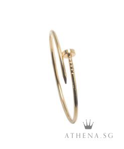 18K RG CARTIER JUSTE UN CLOU BANGLE 9.09G (SIZE 15) [BOX & CERT DATED ON 14/02/2020]