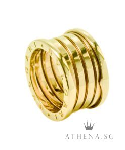Alternative view of 18K YG BVLGARI B.ZERO 1 4 TIER RING 13.49G (SIZE 56) [BOX & CERT DATED ON 14/02/2020]