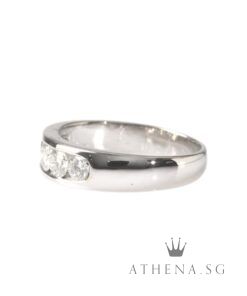 Alternative view of 18K WG DIAMOND RING D5-0.75CTS 4.66G (SIZE 13.5) (NETT $1,888.00)