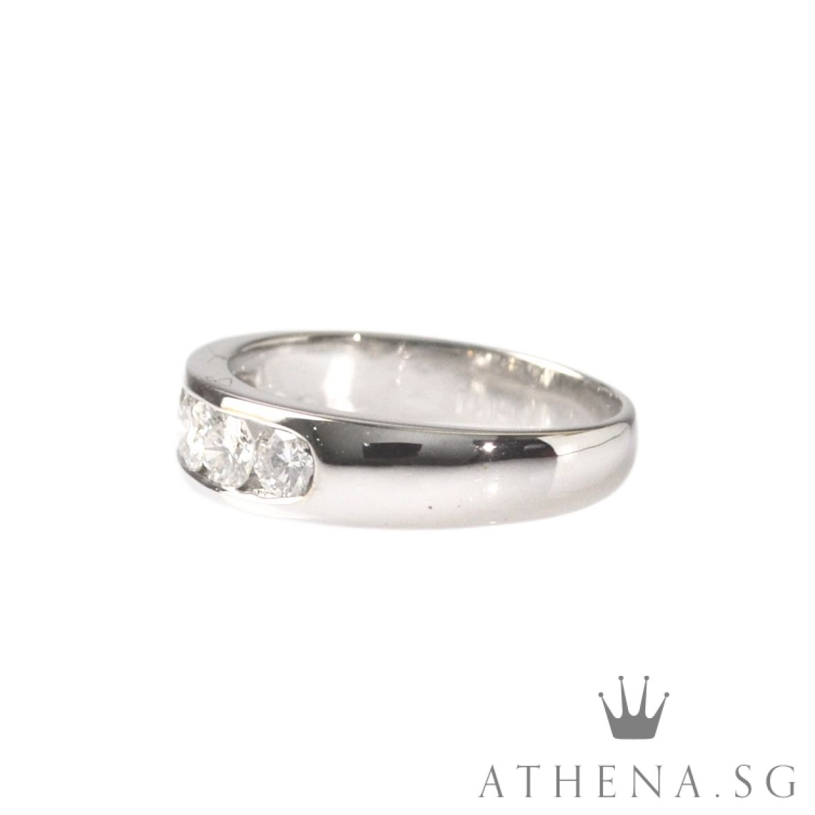 18K WG DIAMOND RING D5-0.75CTS 4.66G (SIZE 13.5) (NETT $1,888.00) - Image 2