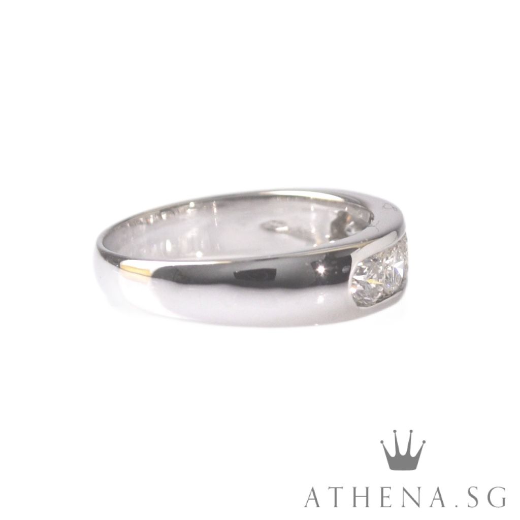 18K WG DIAMOND RING D5-0.75CTS 4.66G (SIZE 13.5) (NETT $1,888.00) - Image 3