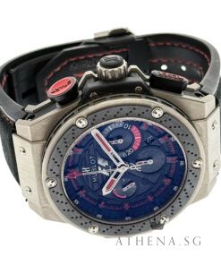 Alternative view of HUBLOT KING POWER F1 EDITION 48MM "BLACK CHRONOGRAPH DIAL" LIMITED EDITION 500 PCS WITH BOX & CERT DATED (03/2011) REF 703.ZM.1123