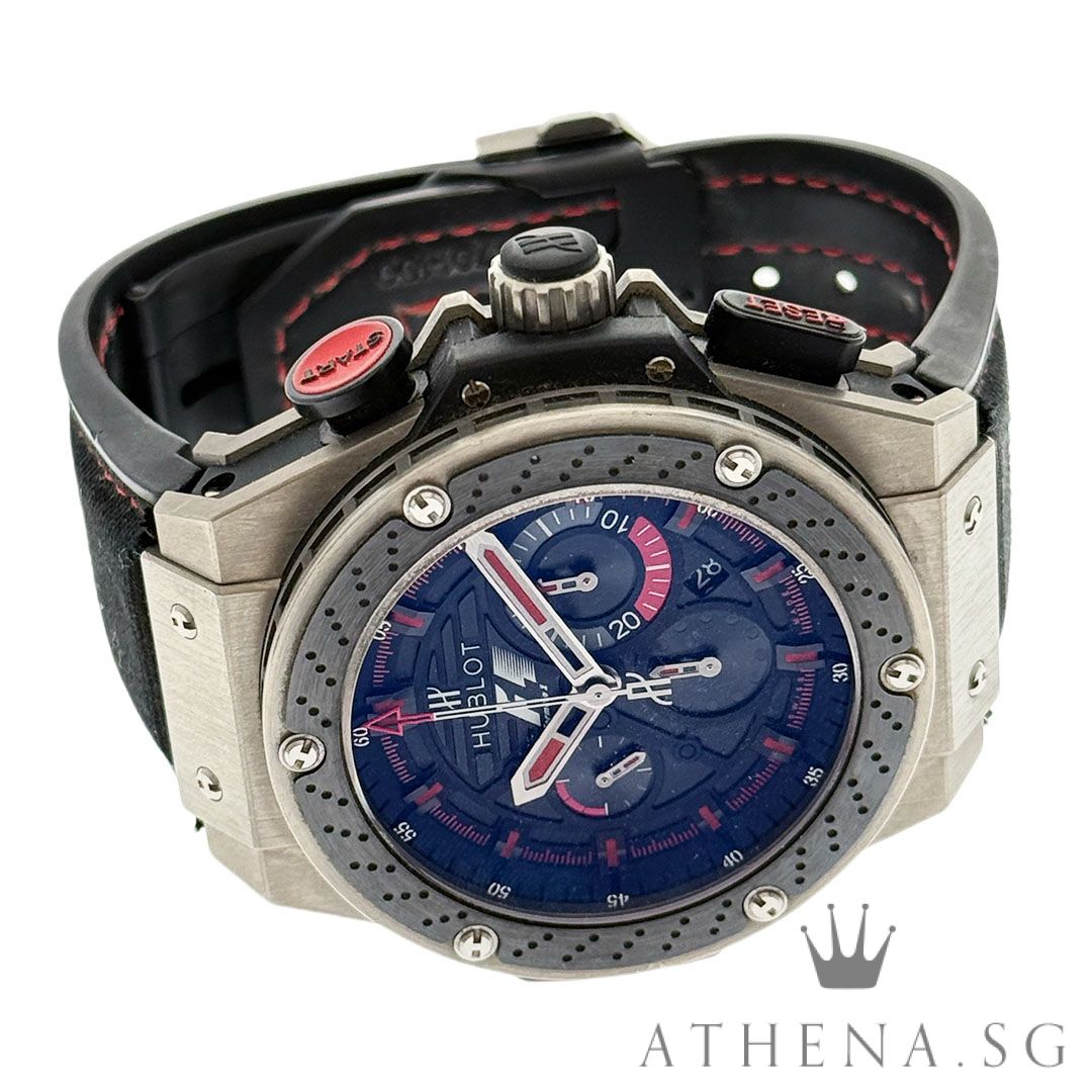 HUBLOT KING POWER F1 EDITION 48MM "BLACK CHRONOGRAPH DIAL" LIMITED EDITION 500 PCS WITH BOX & CERT DATED (03/2011) REF 703.ZM.1123 - Image 2