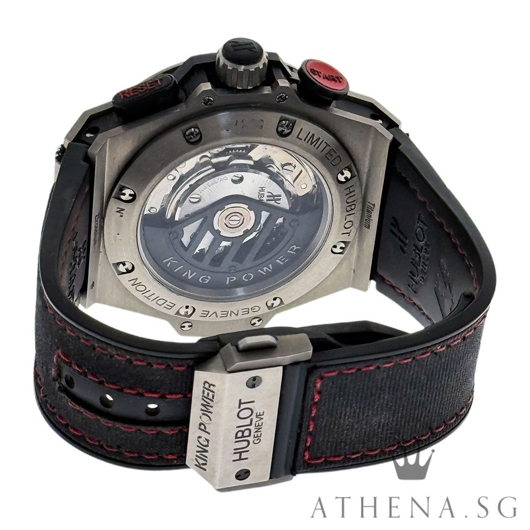 HUBLOT KING POWER F1 EDITION 48MM "BLACK CHRONOGRAPH DIAL" LIMITED EDITION 500 PCS WITH BOX & CERT DATED (03/2011) REF 703.ZM.1123 - Image 3