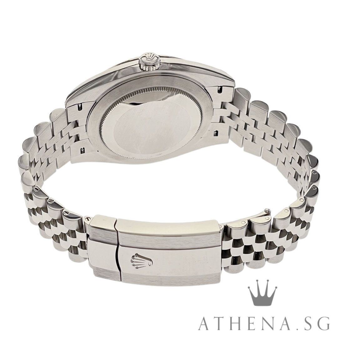 UNWORN!! ROLEX MENS OYSTER PERPETUAL DATEJUST 41 "AN" SERIES "WHITE ROMAN DIAL" WITH BOX & CERT DATED (09/2025) (STILL UNDER AGENT WARRANTY) 126334 - Image 3