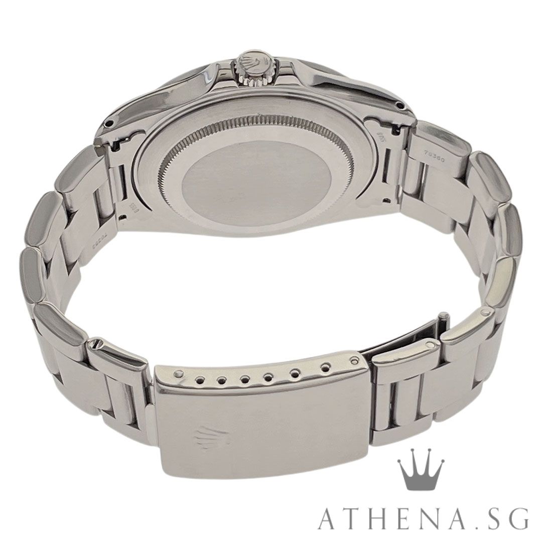 ROLEX OYSTER PERPETUAL EXPLORER II DATE "X" SERIES "BLACK SWISS-T DIAL" WITH BOX & CERT DATED (01/1992) 16570 - Image 3