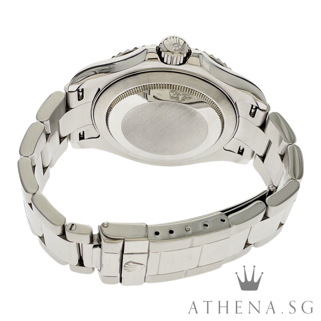 ROLEX ROLESIUM OYSTER PERPETUAL DATE YACHT MASTER 40MM "Y" SERIES "PLATINIUM DIAL" WITH BOX & CERT (UNDATED) 16622 - Image 3