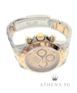 Alternative view of ROLEX YELLOW ROLESOR OYSTER PERPETUAL COSMOGRAPH DAYTONA "N" SERIES "CHAMPAGNE DIAMOND DIAL" ZENITH MOVEMENT 16523 (WATCH ONLY)