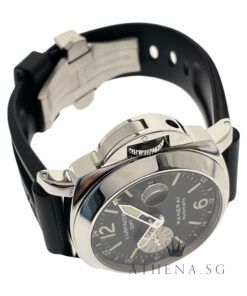 Alternative view of PANERAI LUMINOR GMT AUTOMATIC 44MM "BLACK DIAL" WITH BOX & CERT DATED (01/2008) REF PAM088