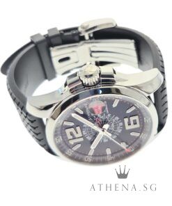 Alternative view of CHOPARD MILLE MIGLIA GTXL GMT AUTOMATIC "BLACK DIAL" 44MM WITH BOX & CERT DATED (08/2008) 168514-3001