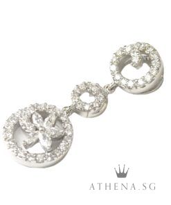 Alternative view of 18K WG DIAMOND PENDANT D51-0.51CTS MD5-0.15CTS 3.75G [NETT $798.00]
