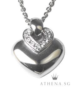 Alternative view of 18K WG BVLGARI DOPIO CODRE DIAMOND NECKLACE 11.45G [NETT 3,680.00]