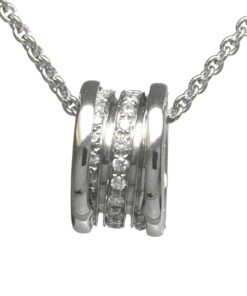 Alternative view of 18K WG BVLGARI B.ZERO PAVE DIAMOND NECKLACE 11.89G [NETT $7,800.00]