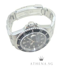 Alternative view of ROLEX OYSTER PERPETUAL SUBMARINER DATE "P" SERIES "BLACK SWISS DIAL" WATCH ONLY 16610