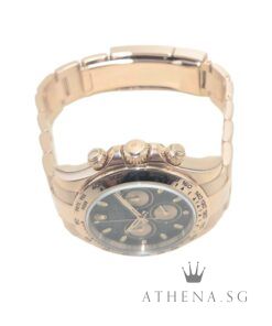 Alternative view of 18K EVEROSE GOLD ROLEX OYSTER PERPETUAL COSMOGRAPH DAYTONA "AN" SERIES "BLACK DIAL" WITH BOX & CERT DATED (01/2019) 116505