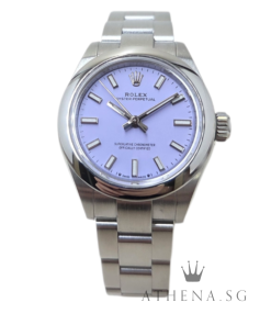 UNWORN!!! ROLEX OYSTER PERPETUAL 28 "AN" SERIES "LAVENDER DIAL" WITH BOX & CERT DATED 12/2025 (STILL UNDER AGENT WARRANTY) 276200