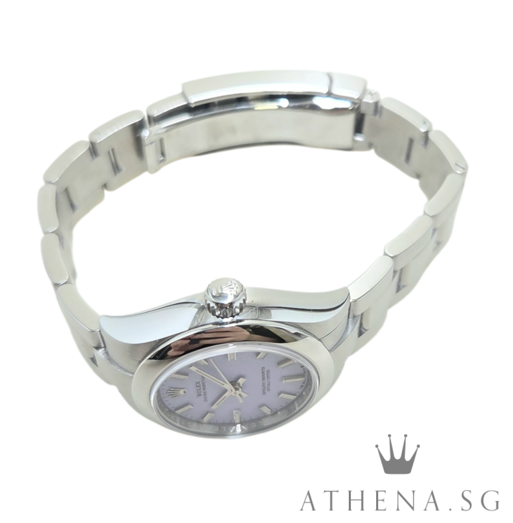 UNWORN!!! ROLEX OYSTER PERPETUAL 28 "AN" SERIES "LAVENDER DIAL" WITH BOX & CERT DATED 12/2025 (STILL UNDER AGENT WARRANTY) 276200 - Image 2