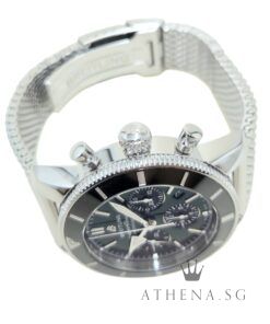 Alternative view of LIKE NEW!! LIMITED EDITION 500 PCS BREITLING B01 SUPEROCEAN CHRONOGRAPH 44MM "GREEN DIAL" WITH BOX &CERT DATED (08/2020)[RETAIL 13,000 SGD] AB01621A1L1A1