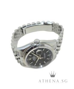 Alternative view of ROLEX OYSTER PERPETUAL MENS SIZE DATEJUST 36 "BLACK DIAL" "Z" SERIES 116234 (WATCH ONLY)