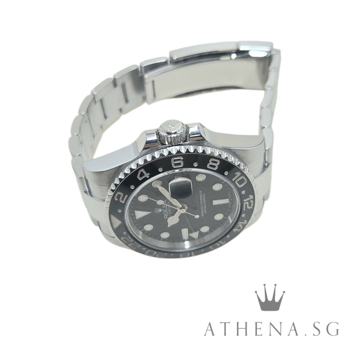 ROLEX OYSTER PERPETUAL DATE GMT MASTER II 40MM CERAMIC "AN" SERIES WITH BOX & CERT DATED (09/2012) 116710LN - Image 2