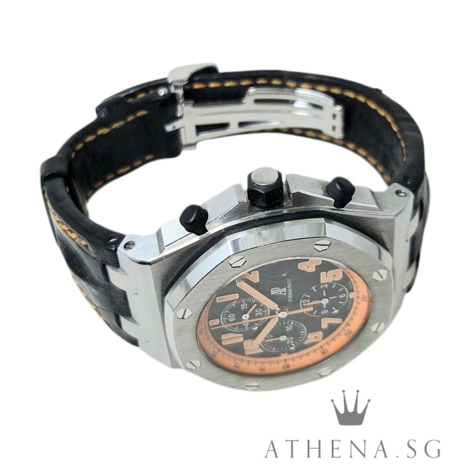 AUDEMARS PIGUET ROYAL OAK OFFSHORE CHRONOGRAPH "VOLCANO" "H" SERIES WITH BOX & CERT DATED 04/2011 26170ST.OO.D101.CR.01 - Image 2