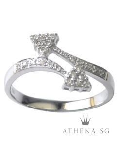 Alternative view of 18K WG DIAMOND RING D24-0.24CTS 3.13G [SIZE 19] [NETT $698.00]