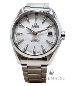 OMEGA SEAMASTER AQUA TERRA CO-AXIAL CHRONOMETER 42MM "SILVER INDEX" DIAL WITH BOX & CERT DATED (10/2010) REF 231.10.42.21.02.001