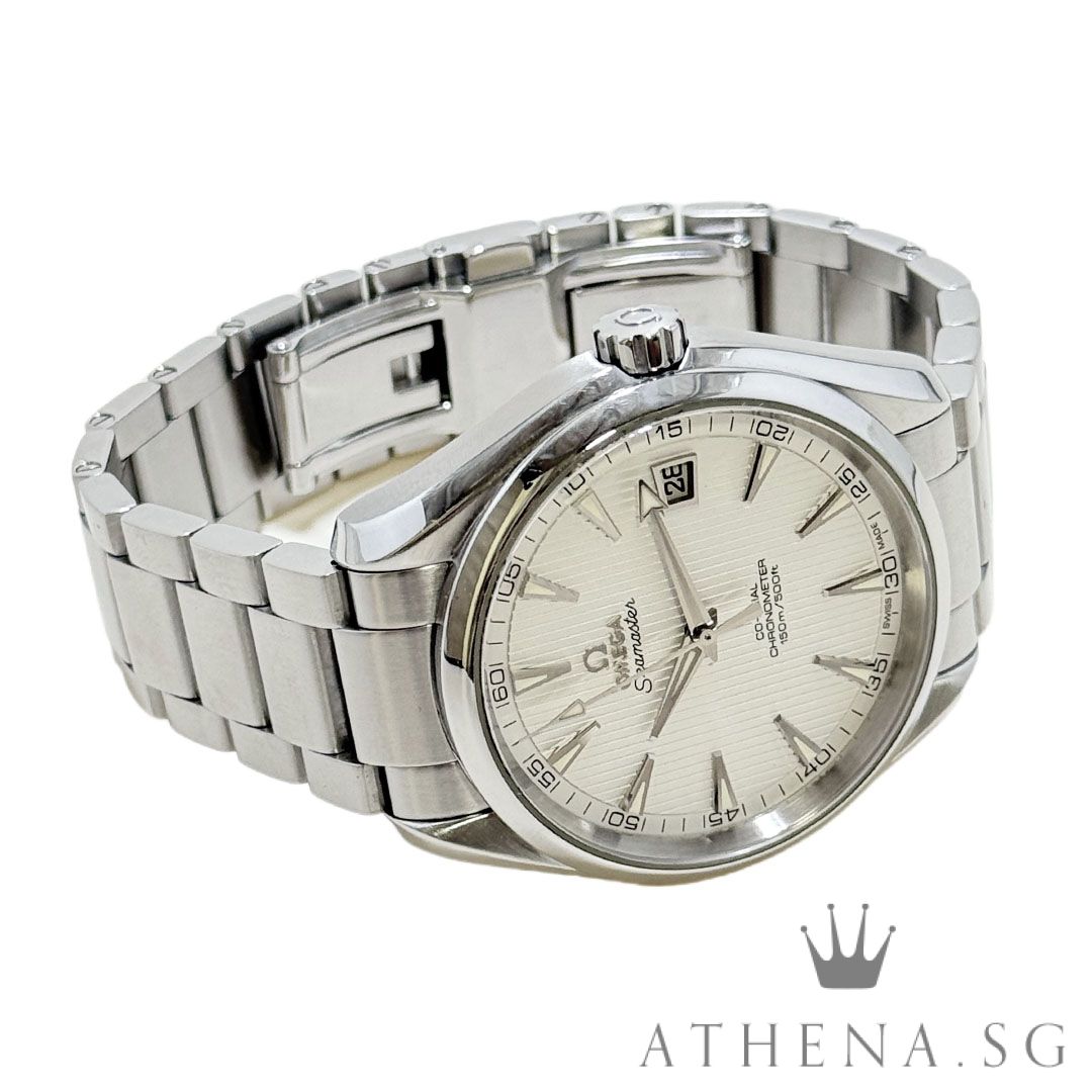 OMEGA SEAMASTER AQUA TERRA CO-AXIAL CHRONOMETER 42MM "SILVER INDEX" DIAL WITH BOX & CERT DATED (10/2010) REF 231.10.42.21.02.001 - Image 2