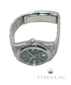 Alternative view of LIKE NEW!! ROLEX OYSTER PERPETUAL 36 "AN" SERIES "GREEN DIAL" WITH BOX & CERT DATED (08/2025) (STILL UNDER AGENT WARRANTY) [WITH LEGACY PROTECTION FILM] 126000