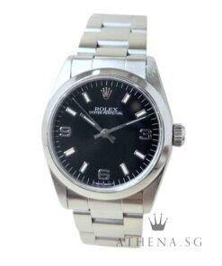 ROLEX OYSTER PERPETUAL MID SIZE 31MM "T" SERIES "BLACK 369 DIAL" 67480 (WATCH ONLY)
