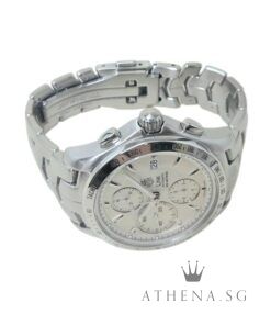 Alternative view of TAG HEUER MEN LINK "SILVER DIAL" AUTOMATIC CHRONOGRAPH CJF2111 (WATCH ONLY)