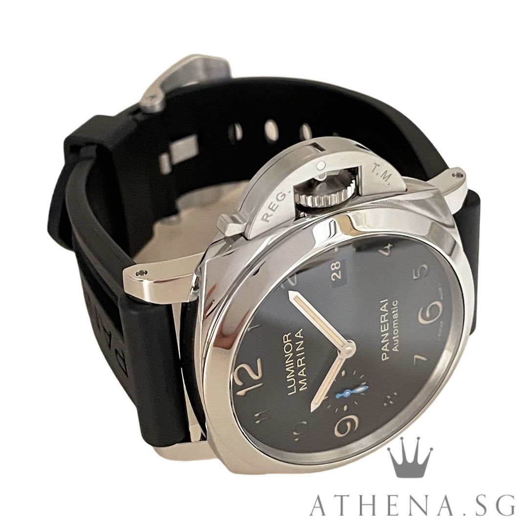 PANERAI LUMINOR MARINA 1950 3 DAYS AUTOMATIC 44MM "BLACK NUMERAL DIAL" WITH BOX & CERT DATED (12/2016) PAM01359 - Image 2