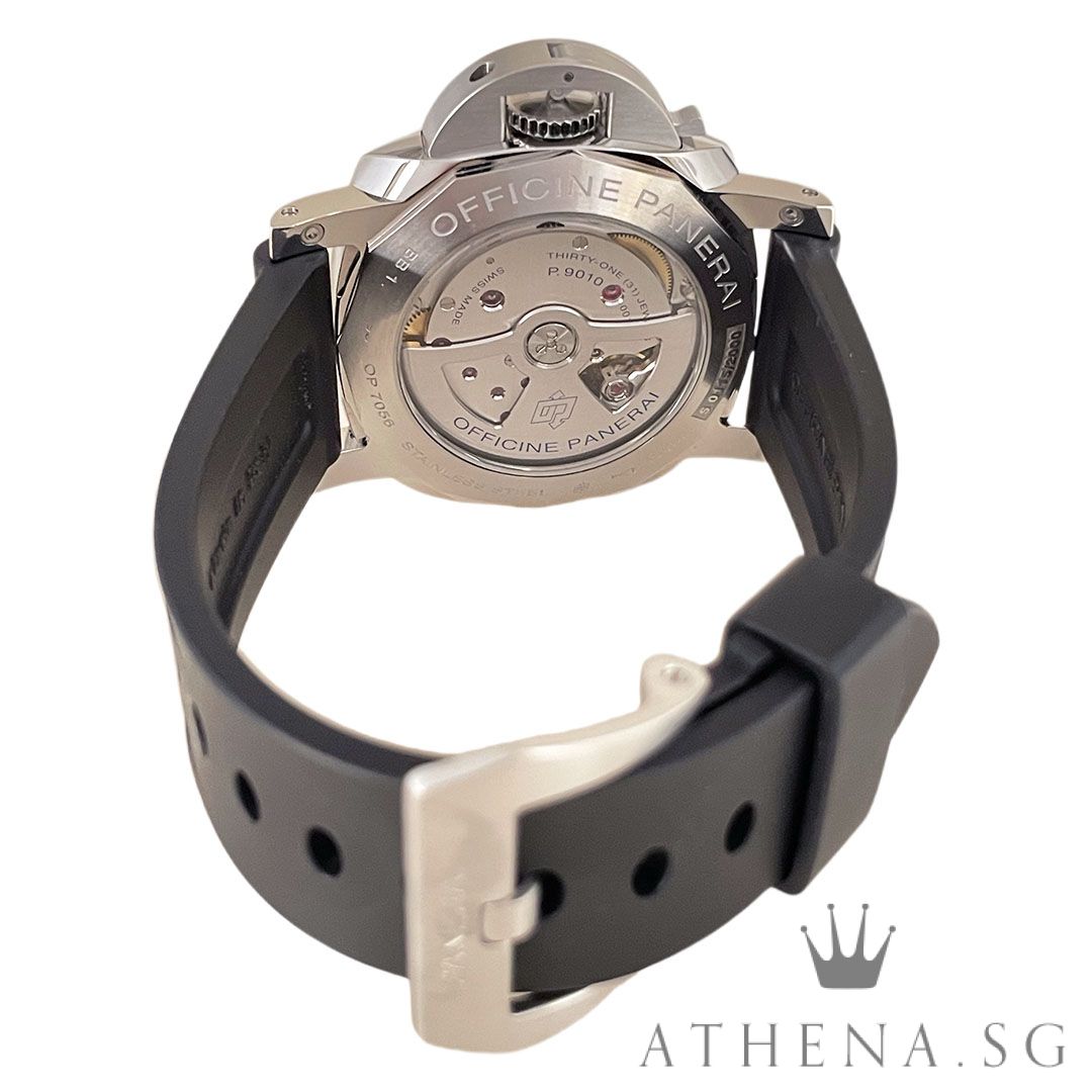 PANERAI LUMINOR MARINA 1950 3 DAYS AUTOMATIC 44MM "BLACK NUMERAL DIAL" WITH BOX & CERT DATED (12/2016) PAM01359 - Image 3