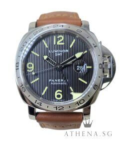 PANERAI LUMINOR GMT LIMITED EDITION 1000PCS 44MM "BLACK DIAL" WITH BOX & CERT DATED (09/2010) PAM029