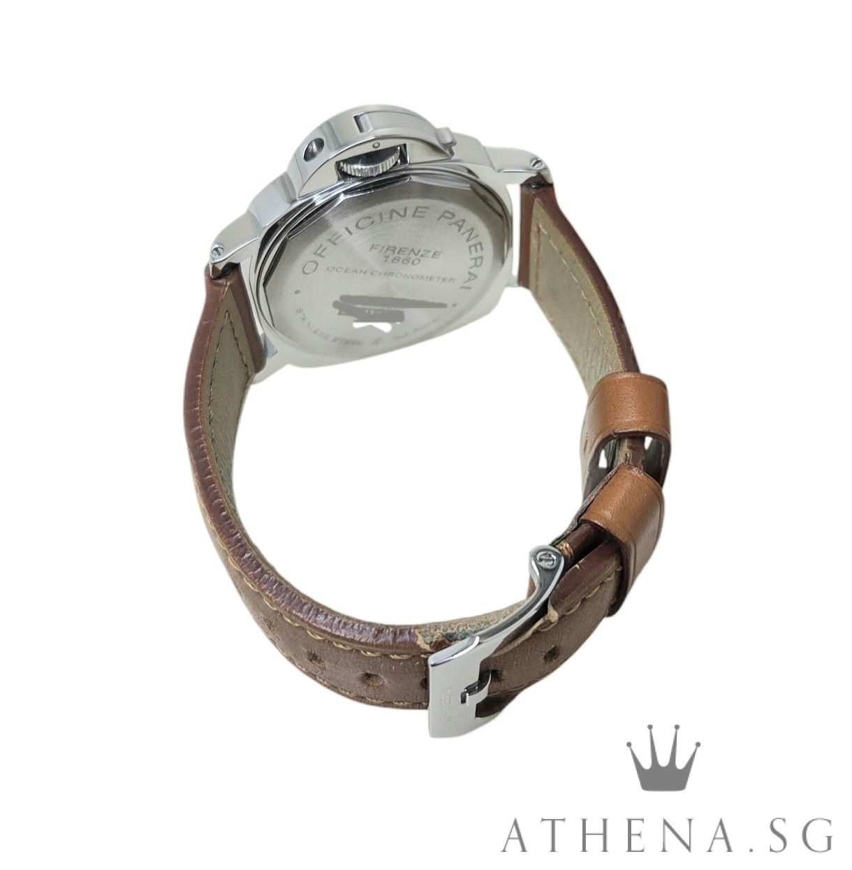 PANERAI LUMINOR GMT LIMITED EDITION 1000PCS 44MM "BLACK DIAL" WITH BOX & CERT DATED (09/2010) PAM029 - Image 3