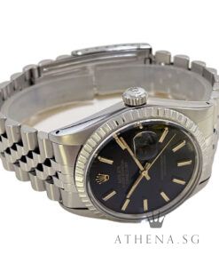 Alternative view of VINTAGE ROLEX MENS OYSTER PERPETUAL DATEJUST 36MM "8 MILLION" SERIES "BLACK INDEX DIAL" (WATCH ONLY)